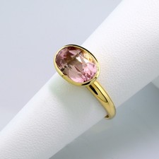 Turmalin Ring Edelstein Rosa