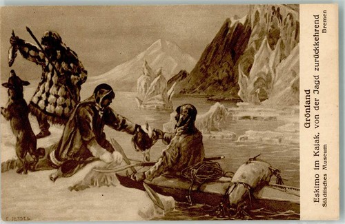 13968799 eskimo im kajak - 13968799,