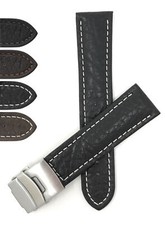24mm Leather Deployment Watch