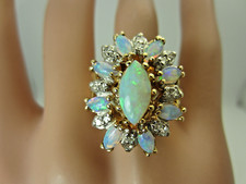 Vintage Ring Feueropal &