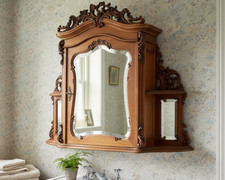Antiker spiegelschrank - antiker,
