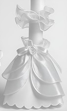 Kerzentuch Tropfschutz Kommunion Tasche Stulpen Kerzenrock zum Kommunionskleid