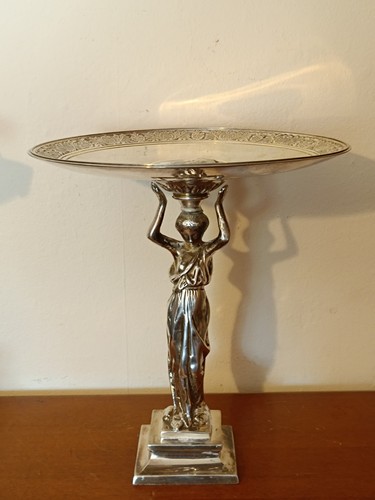 Versilberte schale auf - versilberte,
