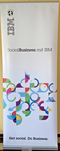 Ibm banner aufsteller rollup - aufsteller,