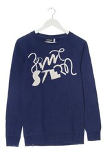 ZIMTSTERN Sweatshirt Damen Sweat Gr. DE 36 blau-weiß Casual-Look