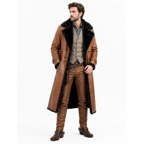 Herren braun leder - braun,