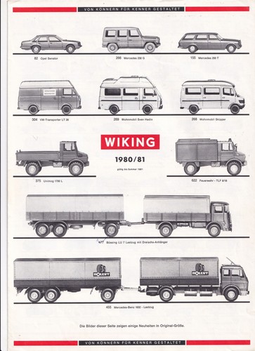 Wiking 1980 vintage - 1980/81,