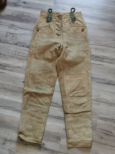 Vintage lange damen lederhose - vintage,