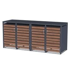 SCHARTEC Mülltonnenbox 4er