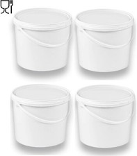 4 x 5 Liter Eimer mit Deckel