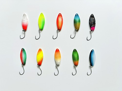 Scale trout spoon blinker - scale,