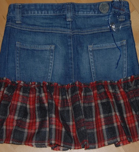 Jeans rock blau - jeans,
