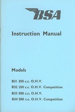 BSA B31 B32 B33 B34
