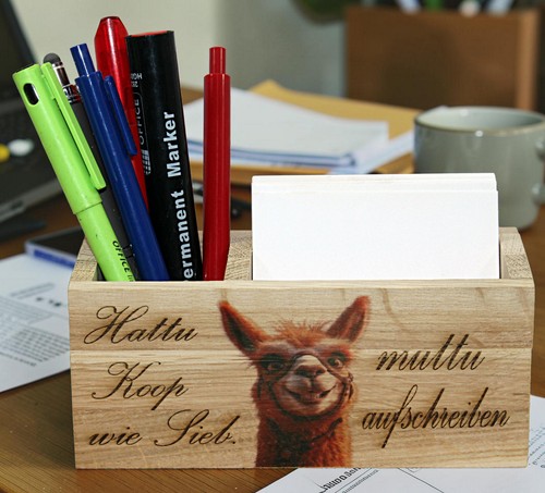 Notizzettelhalter lama hattu - notizzettelhalter,
