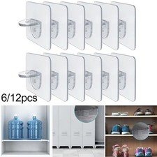 6/12PCS durchsichtige Klebe