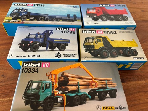 Konvolut kibri lkw bausätze - kibri, lkw-bausätze