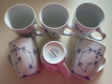 Indisch Blau Tassenset