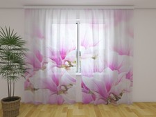 Fotogardinen aus Chiffon