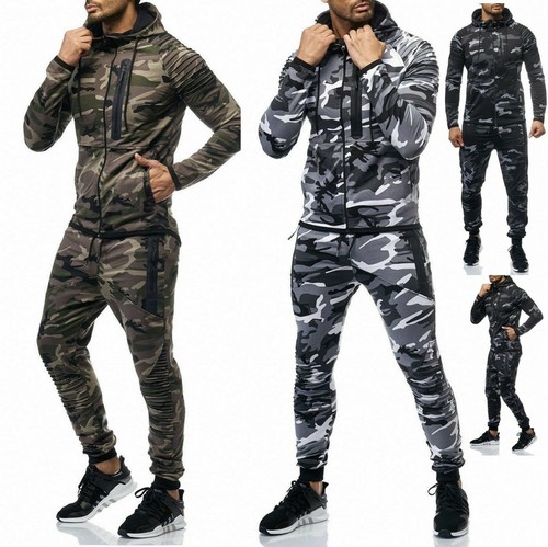 Herren sportanzug camouflage - herren,