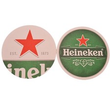 10x Heineken Bierdeckel