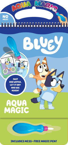 Bluey aqua magic wassermalbuch - bluey,