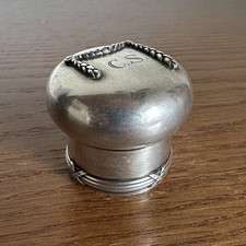 Deckel teedose antik 875er - teedose?,