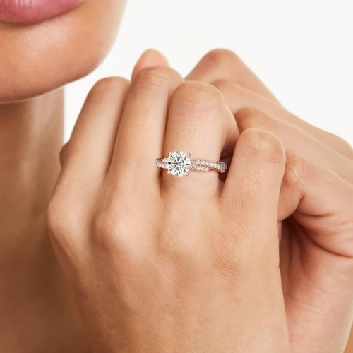 Damenring rundschliff karat - damenring,