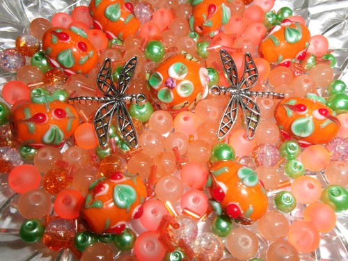 Glasperle mix 143 indische - glasperle, g