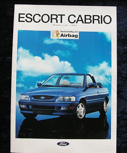 Ford escort cabriolet xr3i - ford,