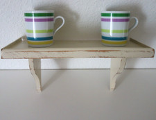 Altes Wandregal Wandboard Konsole 50er Vintage Holz Shabby Chic Landhaus 37x17