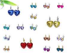 KRISTALL Herz Brisur