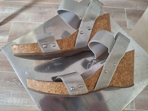 Wedges keilabsatz kork tamaris - wedges,