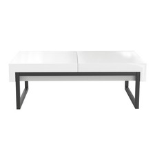 Couchtisch - weiß Hochglanz -