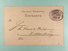 Dt. Reich Ganzsache aus