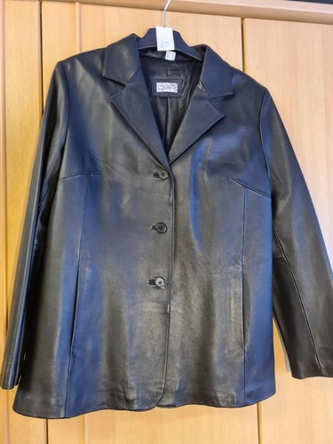 Damen lederblazer - damen-,