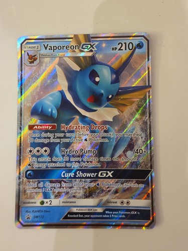Vaporeon sm172 holo promo - vaporeon,