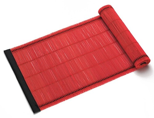 Tischläufer rot 150 - x, /