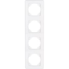 Kopp Europa Abdeckrahmen 4-fach Lichtschalterrahmen Dekorschalter weiß