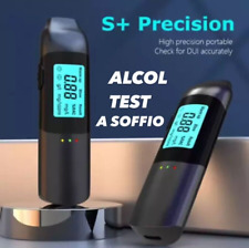 Etilometro Alcol Test Portatile LED Senza Contatto A Soffio Display Digitale