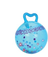 B. toys Hüpfball Aufblasbarer 48 cm Handpumpe Lichter Bälle Kinder Spaß
