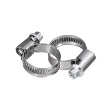 2x Schlauchschelle Edelstahl Spannbereich 20-32mm Rostfrei Schlauchklemme Xavax