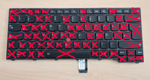 T440p einzelne taste - einzelne, f