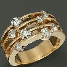 Gold Kupfer Ring mit