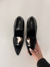 PRADA Pumps Loafers Black size