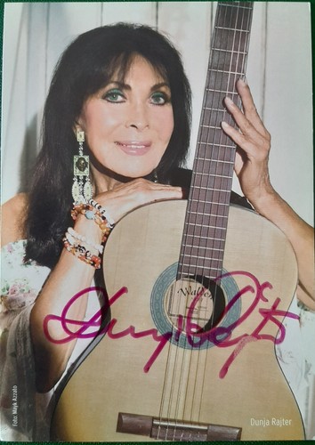 Dunja rajter autogrammkarte - rajter,