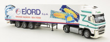 Volvo Kühlkoffersattelzug "Fjord Salmon / Lunde" AWM 1:87 H0 ohne OVP [ME7-B3]