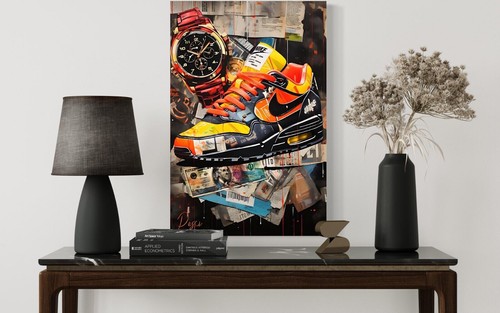 Leinwand bild schuhe wandbild - leinwand,