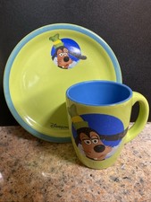 Disney Goofy Geschirr Set Esso Disneyland Paris Kindergeschirr