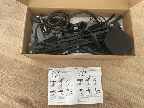 Mikrofonarm set mit popfilter - set,