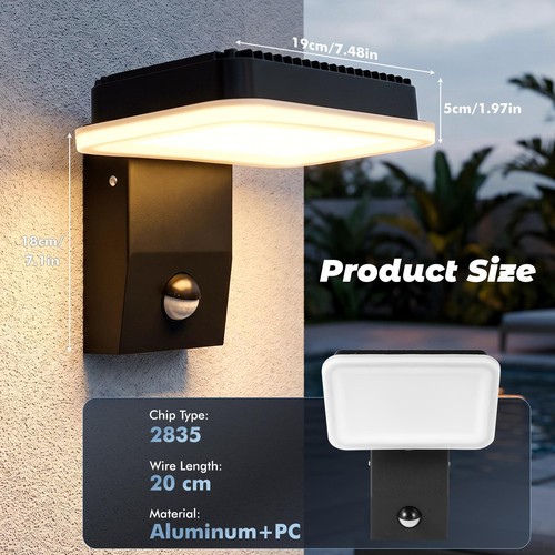 Led außenleuchte mit - led,